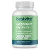 Magnesium Glycinate 400mg Per Serving 240 Vegetarian Capsules Stearates Silicon