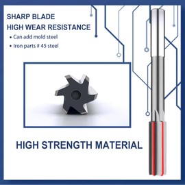 Mriuuod - Juego de escariador de mandriles, escariador de 1/8 pulgadas 3/16 pulgadas 1/4 pulgadas 5/16 pulgadas, escariador de máquina de torno de flautas rectas H7, herramienta de corte de vástago redondo de acero de alta velocidad para mecanizado de ta