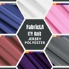 FabricLA ITY Knit Jersey Polyester Spandex Fabric by The Yard