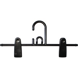 sinkohanga- Clothes Hanger Black 3.5 × 35 × 16.5 cm Best Line rire-kurippuba-・biggu 2 Pieces