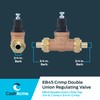 Cash Acme EB45 Pressure Regulating Valve, Double Union, 3/4 Inch