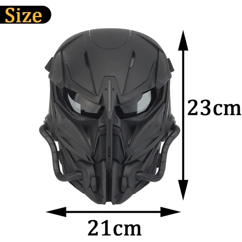 Airsoft Skull Full Face Protective Mask Balaclava Adjustable for Outdoor