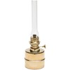 Brass Oil Lamp - 13” Extra-Bright Hurricane Lamp with Antique-Style