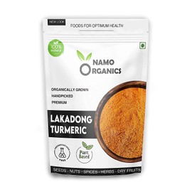 Admart Admart Namo Organics - Lakadong Turmeric Powder from Organic Farms in Meghalaya - 500 Gm - High Curcumin (8-10%) - Words Best Haldi (Curcuma Longa) (500 Gm)