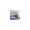Metmejiao Women's Created Blue Sapphire Rings Birthstone 925 Sterling Silver