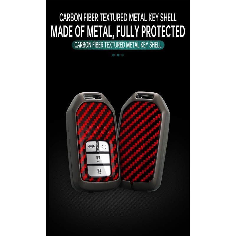 ontto Key Case Compatible with Honda Key Chain Car Key