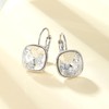 Xuping Jewelry Luxury Hoop Crystals Earrings Fashion Birthstone Earrings Gifts