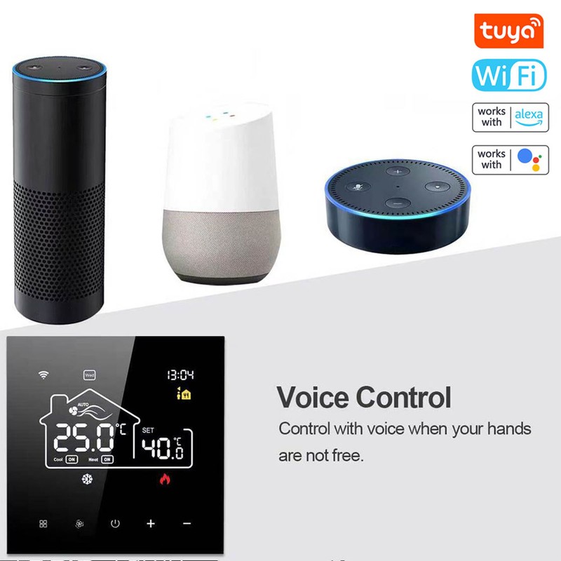 WiFi Indoor Central Air Conditioning Thermostat Floor Heating All in
