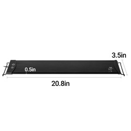 WACOOL TERRA Dimming LED UVB Reptile Light, 24“ LED Reptile Light Bar with Brightness Adjustment & 3 Light Modes, UVB 5.0