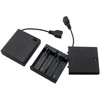 JJHXSM Enchufe USB hembra 4 pilas AA con interruptor de