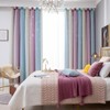 1pc Curtain Simple Gradient Hollow-out Star Pattern Double Layer Blackout