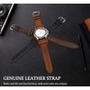 Onthelevel Leather Cuff Watch Strap 18mm 20mm 22mm Vintage Genuine