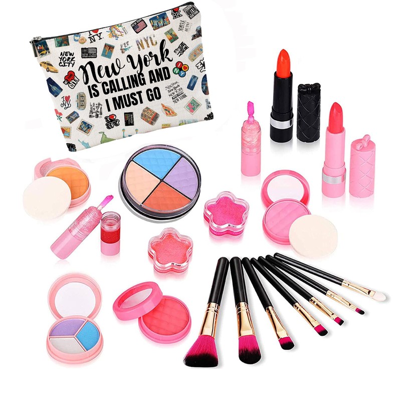 XYZONE Mix Makeup Bag, white, New York