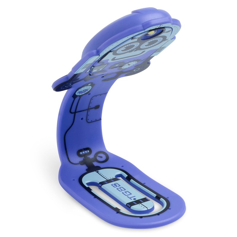 Gifts for Readers & Writers Bookmark Reading Light Robot Purple