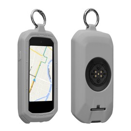 kwmobile Case Compatible with Garmin Edge 1050 Bike Navigator Cover - Protective GPS Case with Keyring - Silicone