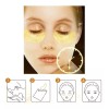 Molin 12 Parches Para Ojos Colágeno Hidrogel 24k Elimina Ojeras