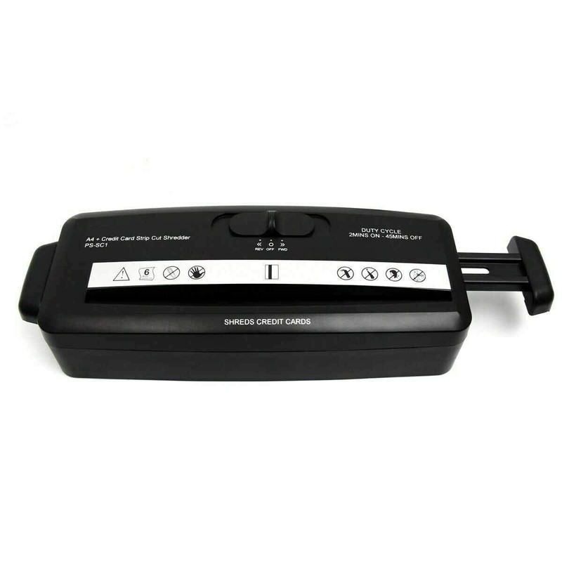 VR7-6 Sheet Paper Shredder, Credit Card Shredder, Basic Portable Handle