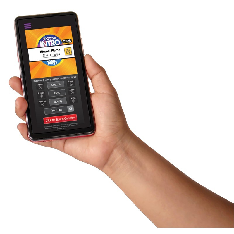 Cheatwell Games Spot The Intro Music Recognition Quiz Game -