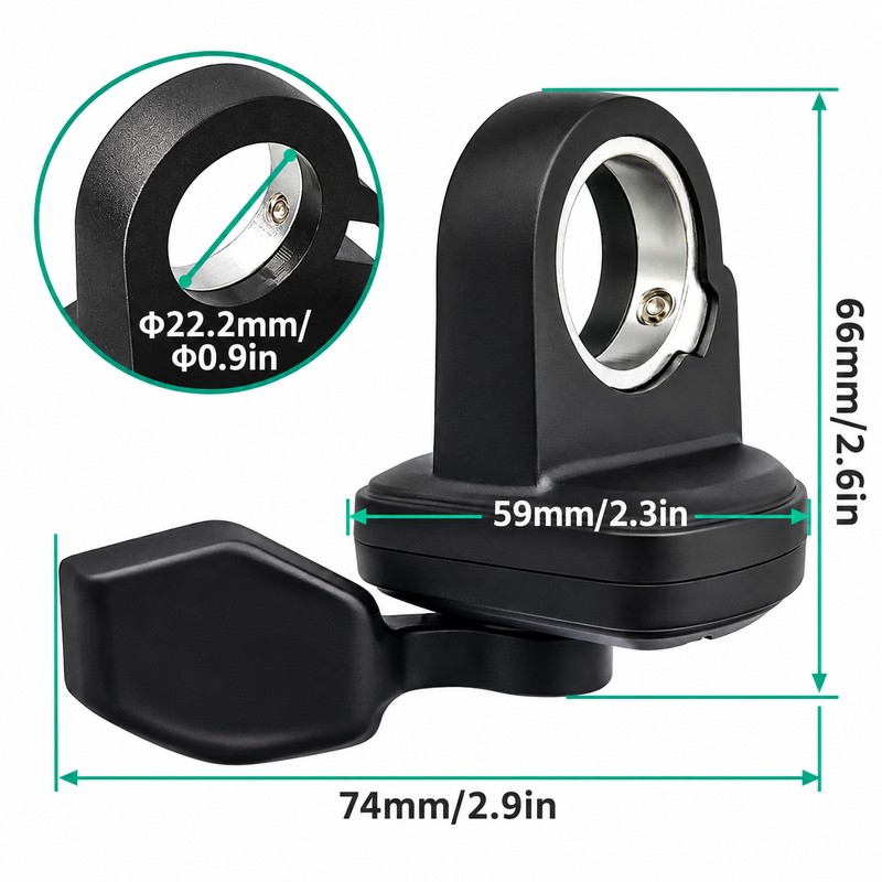 108X E-Bike Thumb Throttle for Electric Bike Control – Left
