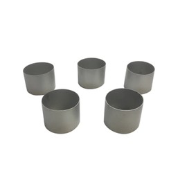 Hosley 1.02 Inch Diameter Aluminum Caps Collar Decor Pack of 2000