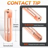 24PCS MIG Welding Gun Kit .030" Tip-Nozzle-Diffuser Replacement for MB15