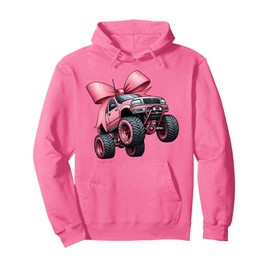 Coquette Bow Rc Truck RC Racing Remote Control Girl Mom Pullover Hoodie