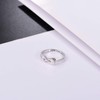 Fookduoduo Infinity Cremation Ring for Ashes - 925 Sterling Silver