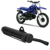 Motorcycle Exhaust Pipe Stainless Steel Rustproof Replacement for PW80 PY80