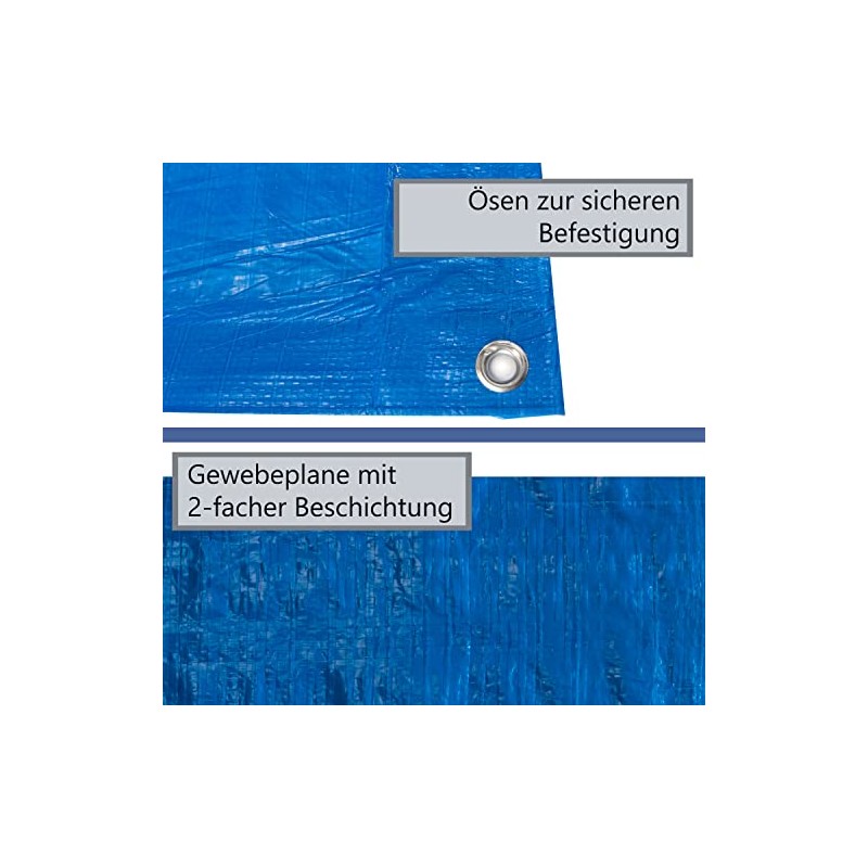 Rectangular Pool Cover + Pool Underlay, Family Pool, 305 x