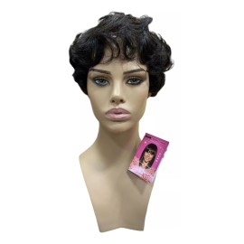 Leona Wigs Peluca Oncológica Corta 100% Cabello Humano