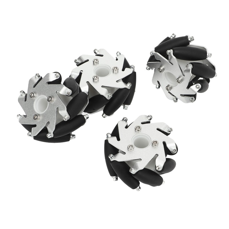 4Pcs 60mm Omnidirectional Wheel Aluminum Alloy Omni Directional Wheel Set