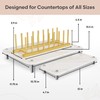 CanaNova 2Tiers Small Large Stone Drying Mat for Kitchen Counter
