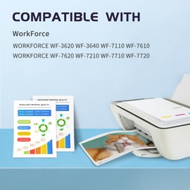 ZIPRINT Remanufactured Ink Cartridge Replacement for Epson 252XL 252 Ink for Epson Workforce WF-7720 WF-7710 WF-3640 WF-3630 WF-3620 WF-7620 WF-7610 WF-7110 Printer (252XL Black, 2-Pack)