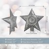 Punched Star Tree Topper 5.5"