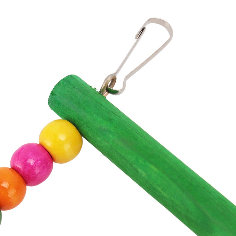 Bird Toy Set Colorful Boredom Relief Chewing Climbing Parrot Swing