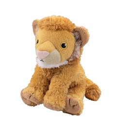 EcoBuddiez - Lion from Deluxebase. Small Soft Plush Animals made from Recycled Plastic Bottles. Eco-Friendly Cuddly Gift for Kids and Cute Stuffed Animal Toy for Toddlers.