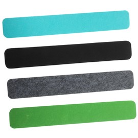 MAGICLULU 4pcs Felt Bulletin Board Cork Boards for Walls Cork Board Strip Thick Bulletin Board Memo Notice Board Wall Paneling Cork Strips Bulletin Bar Strip Office Bush Checkered Polyester