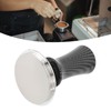 58mm Coffee Tamper Carbon Fiber Elastic Handle Stainless Steel Bottom