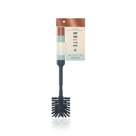 Brite by Scotch-Brite Limited Edition 2-in-1 Straw and Bottle Brush Set, Sleek and Stylish Bottle Cleaner Brush with 360-Degree Bristles and Hidden Straw Brush