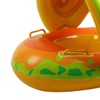 Swim Ring Awning Unique Shape Gasbag Comfortable Backrest Swimming Ring