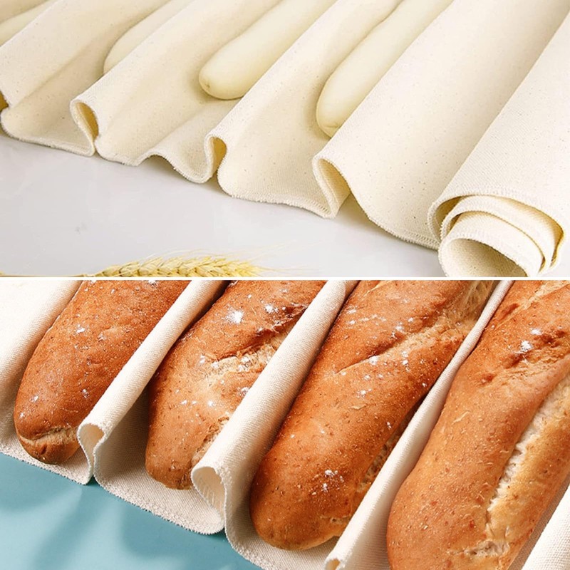 3 Pcs Bread Fermented Cloth,Large Bakers Cloth,Linen for Baking Bread,Breads