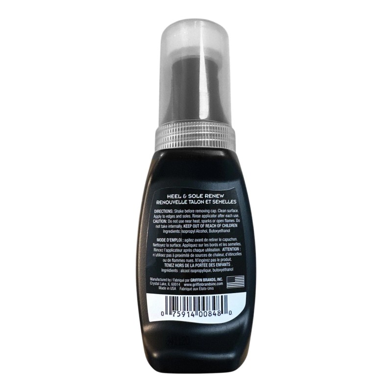 Griffin Black Heel & Sole Renew – Uniform Footwear Edge