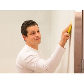 Mirka Yellow Sandpaper Sanding Sheets / 140 x 230 mm / P120 / Pack of 50 / Sanding of Hardwood, Softwood, Paint, Spatula, Plastic