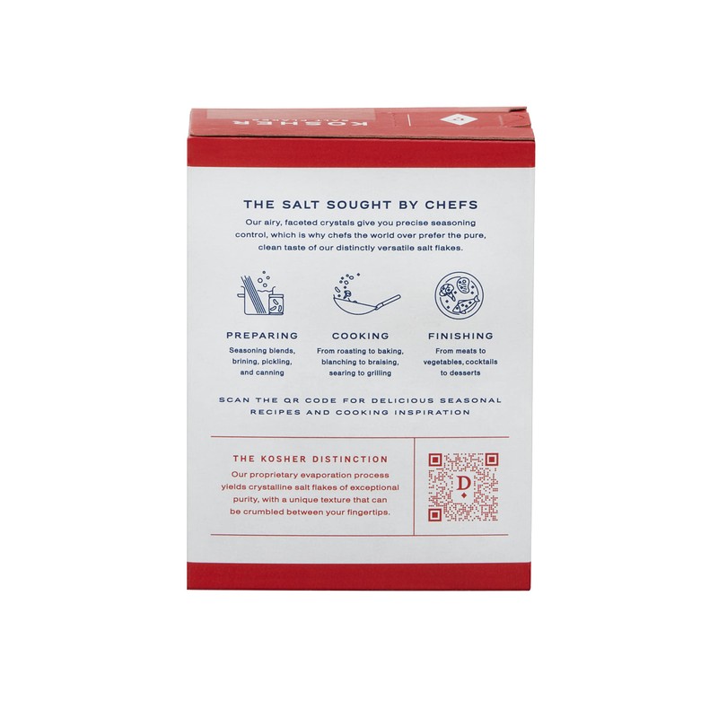 Diamond Crystal Kosher Salt Flakes – Full Flavor, No Additives