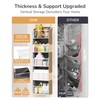 ULG Clear Over The Door PVC Organizer with 4 Pockets
