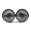 BENEALL Motorcycle Headlight Assembly Halogens Double Front Head light with