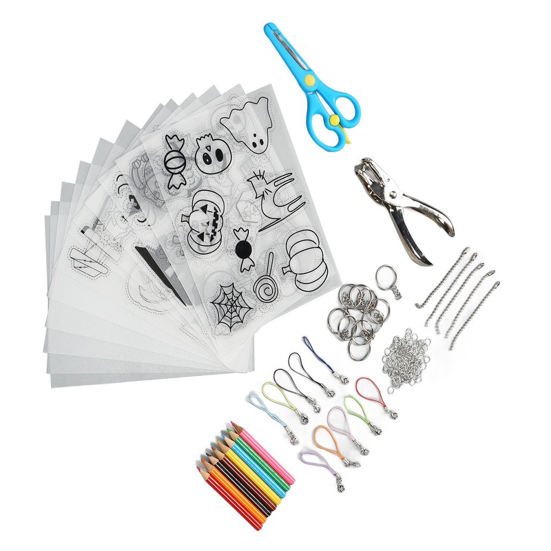 Heat Shrink Plastic Sheet Kit Multipurpose DIY Shrink Art Kit