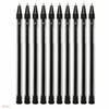 ZOFAX Gelo 10 x 0.6mm Tip BLACK Smooth Gel Pens