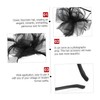 SHOWERORO Piece Mesh Headband Prom Hair Accessories Ladies Hat Womens