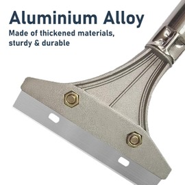 FIXTOOLS 4 "Heavy Duty Wall Non Slip Soft Grip Scraper Tool - Effortless Removal of Wallpaper, Floor Tiles, and Stubborn Materials - Durable and Ergonomic Design"